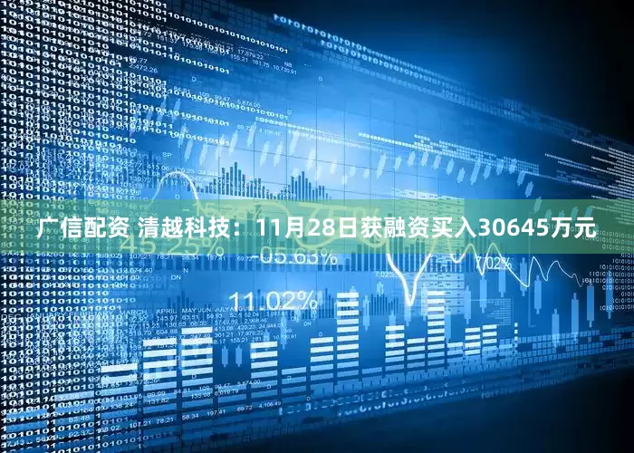 广信配资 清越科技：11月28日获融资买入30645万元