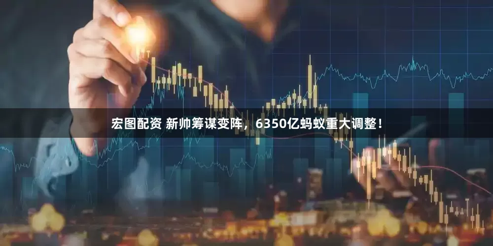宏图配资 新帅筹谋变阵，6350亿蚂蚁重大调整！